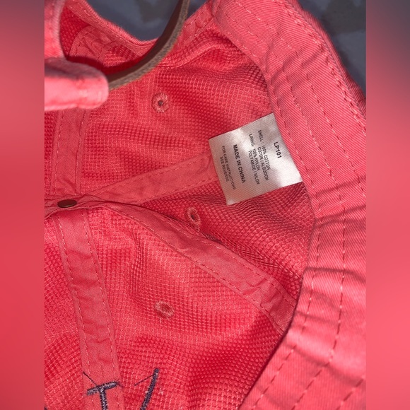 Texas Baseball Hat (Salmon/Coral color) one size fits all - Picture 7 of 9